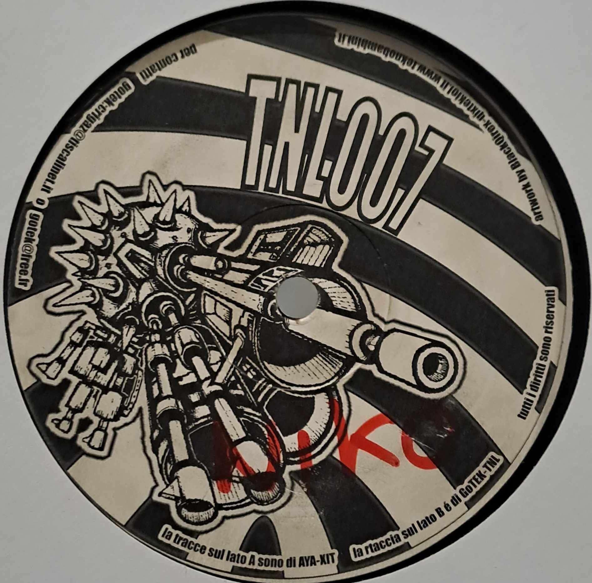 Tek No Logique 007 - vinyle freetekno